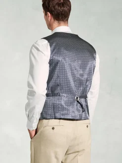 Brook Taverner Linen Blend Mixer Suit Waistcoat^ Vests