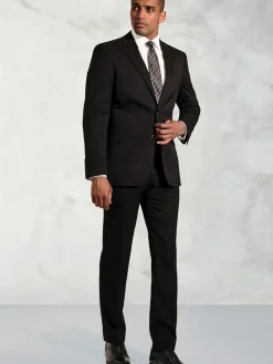 Brook Taverner Plain Suit Jacket Black