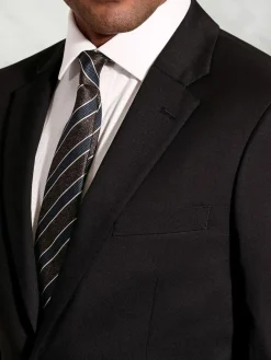 Brook Taverner Plain Suit Jacket Black