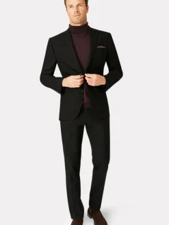 Brook Taverner Tailored Fit Washable Suit Jacket^ Black Suits|Suits & Tuxedos