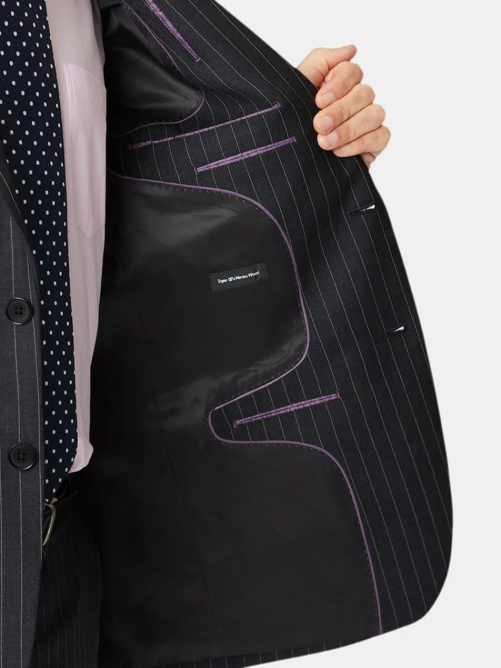 Brook Taverner Wool Suit Jacket^ Grey Suits|Black Suits