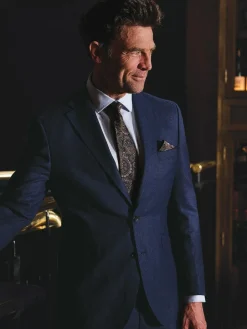 Brook Taverner Blue Italian Wool Suit Jacket^ Blue Suits