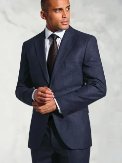 Brook Taverner Blue Italian Wool Suit Jacket^ Blue Suits