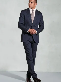 Brook Taverner Blue Linen Blend Mixer Suit Jacket^ Suits & Tuxedos|Blue Suits