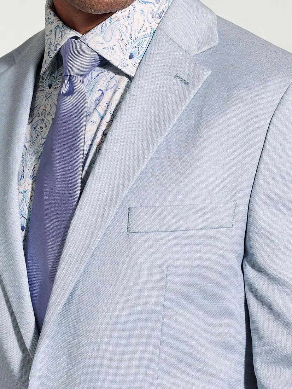 Brook Taverner Textured Occasion Suit Jacket^ Blue Suits