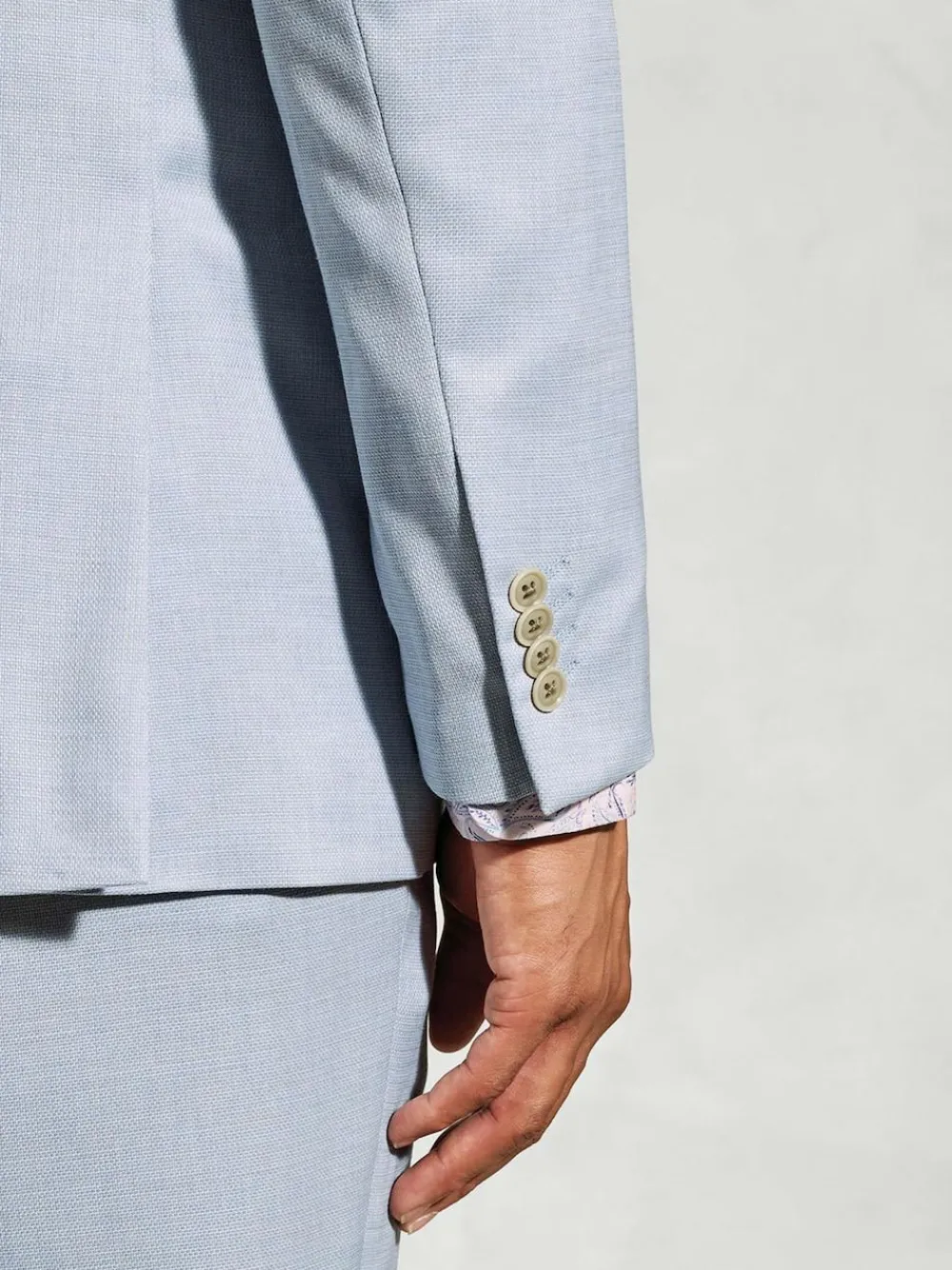 Brook Taverner Textured Occasion Suit Jacket^ Blue Suits