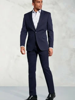 Best Brook Taverner Blue Washable Suit Jacket