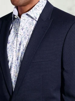 Best Brook Taverner Blue Washable Suit Jacket