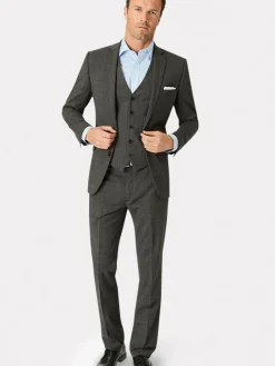 Brook Taverner Cassino Slim Fit Jacket Grey