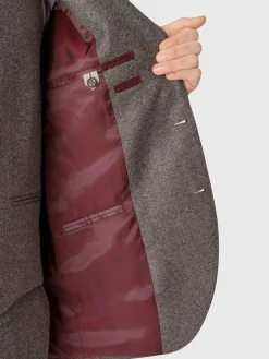 Clearance Brook Taverner Donegal Wool Suit Jacket Grey