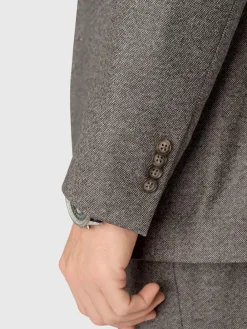 Clearance Brook Taverner Donegal Wool Suit Jacket Grey