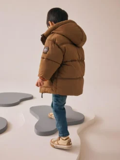 Next Borg Lined Padded Shower Resistant Coat (3mths-7yrs)^BOY Baby Winter Clothing|Coats, Jackets & Pramsuits