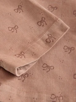 Discount Next Brown Bow Print Cord Flare Trousers (3mths-7yrs)