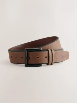 Next Brown Casual Leather Belt^ Belts & Braces