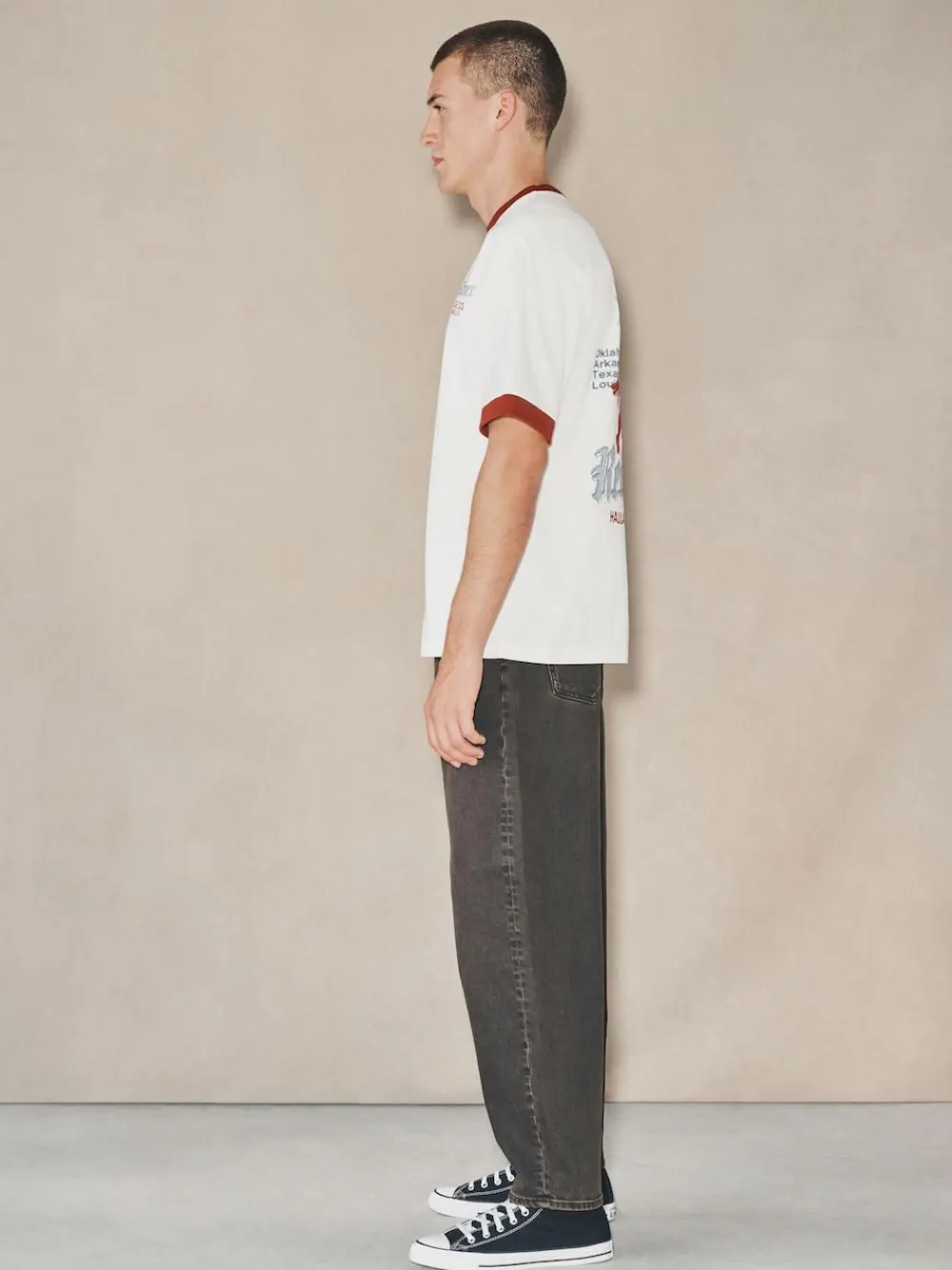 Discount Next EDIT Barrel Fit Jeans Brown