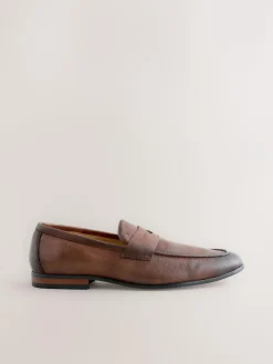 Next Embossed Leather Loafers^ Shoes