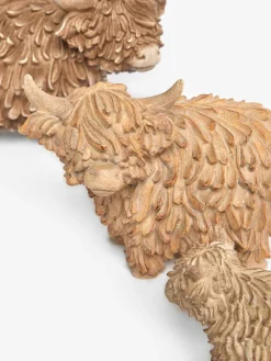 New Next Brown Hamish the Highland Set of 3 Cow