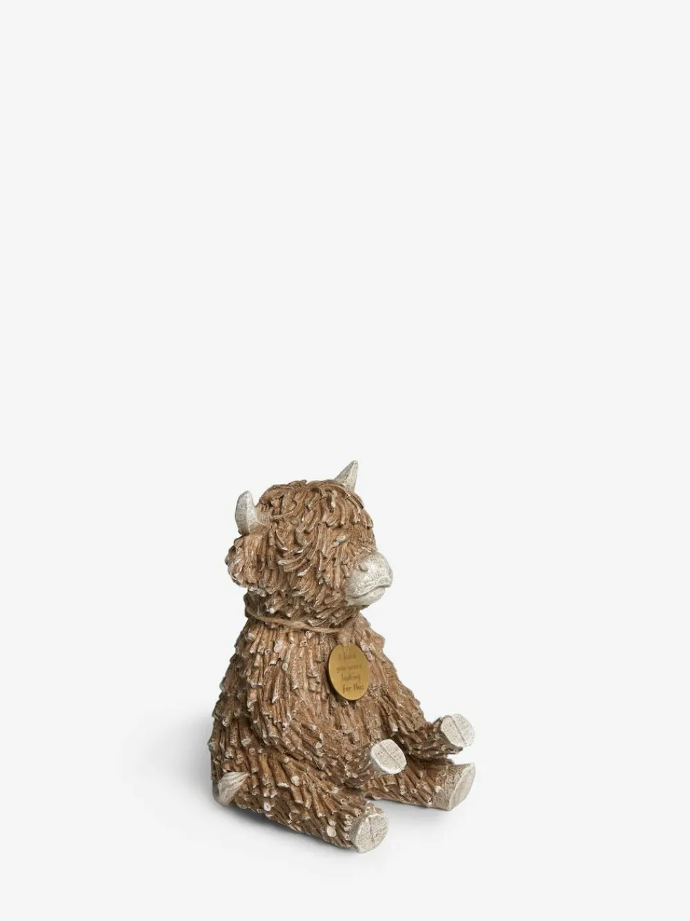 Next Brown Hamish the Highland Cow TV Remote Control Holder^ Storage & Organisation|Ornaments