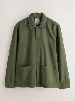 Next Brown Hem Pocket Shacket^ Coats & Jackets|Coats & Jackets