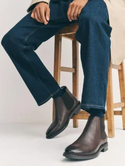 Best Next Leather Chelsea Boots Brown