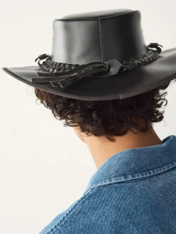 Sale Next Brown Leather Cowboy Hat
