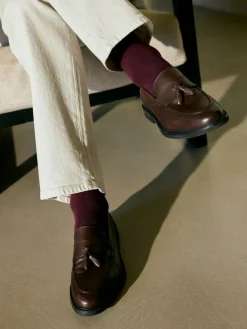 Next Leather Tassel Loafers^ Shoes