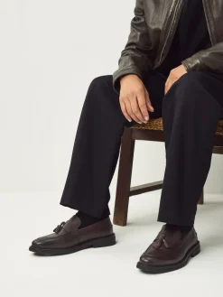 Next Leather Tassel Loafers^ Shoes