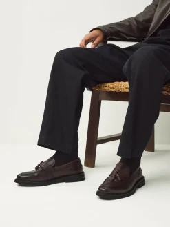 Next Leather Tassel Loafers^ Shoes