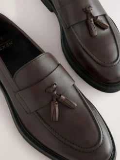 Next Leather Tassel Loafers^ Shoes