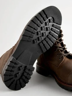 Next Leather Toe Cap Zip Up Boots^ Boots|Boots