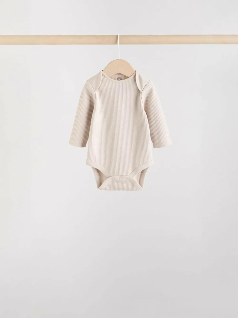 Next Brown Long Sleeve Baby Bodysuits 5 Pack^BOY Multipacks|Bodysuits & Vests