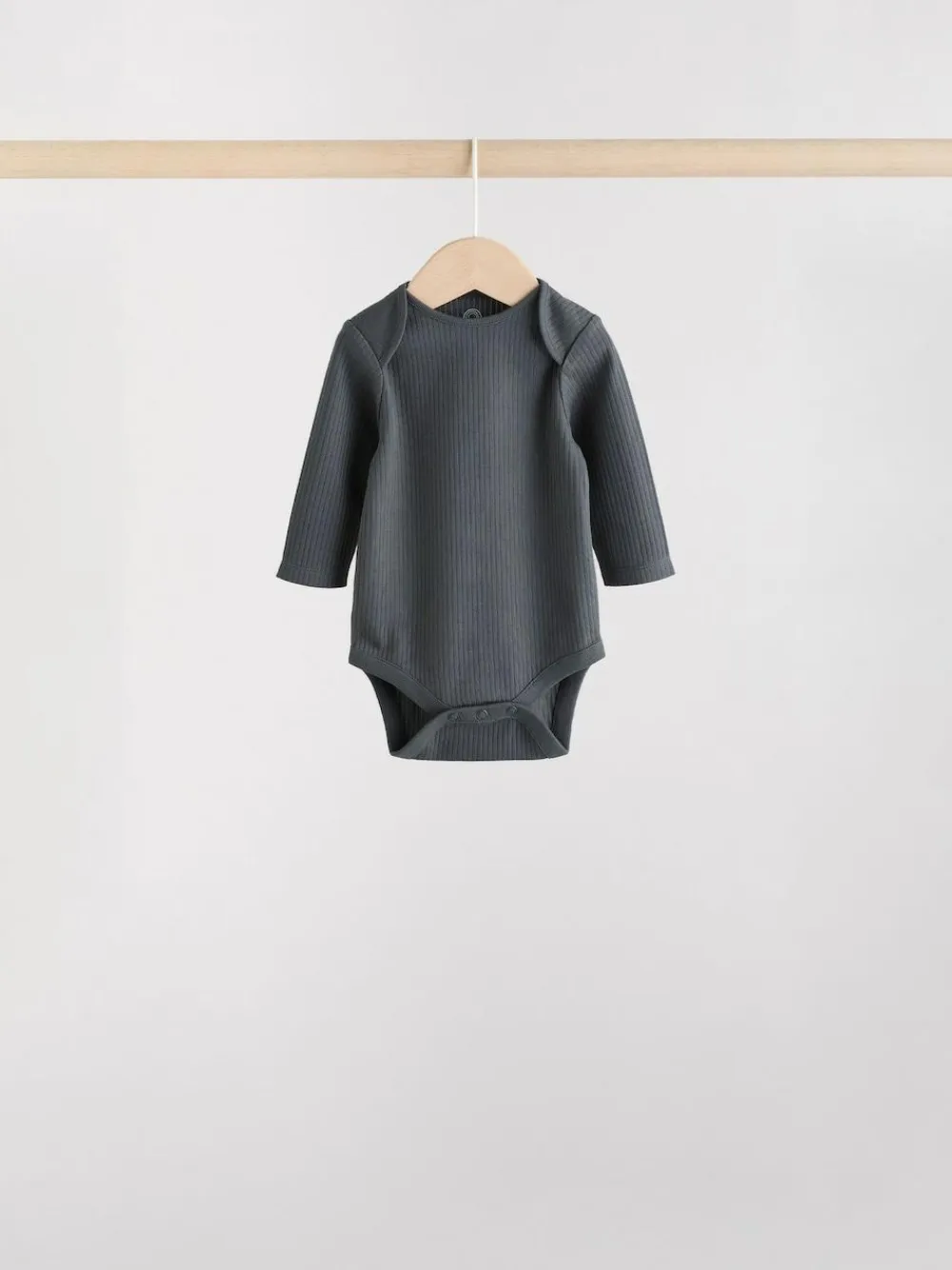 Next Brown Long Sleeve Baby Bodysuits 5 Pack^BOY Multipacks|Bodysuits & Vests