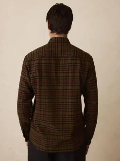 Outlet Next Brown Long Sleeve Check Shirt