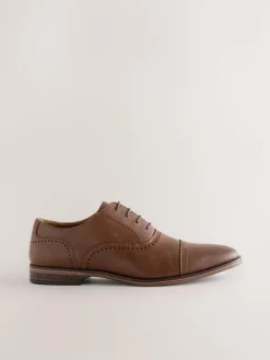 Discount Next Oxford Toe Cap Shoes Brown
