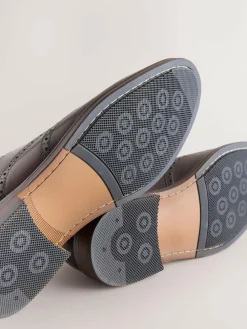 Next Oxford Wingcap Leather Shoes^ Shoes