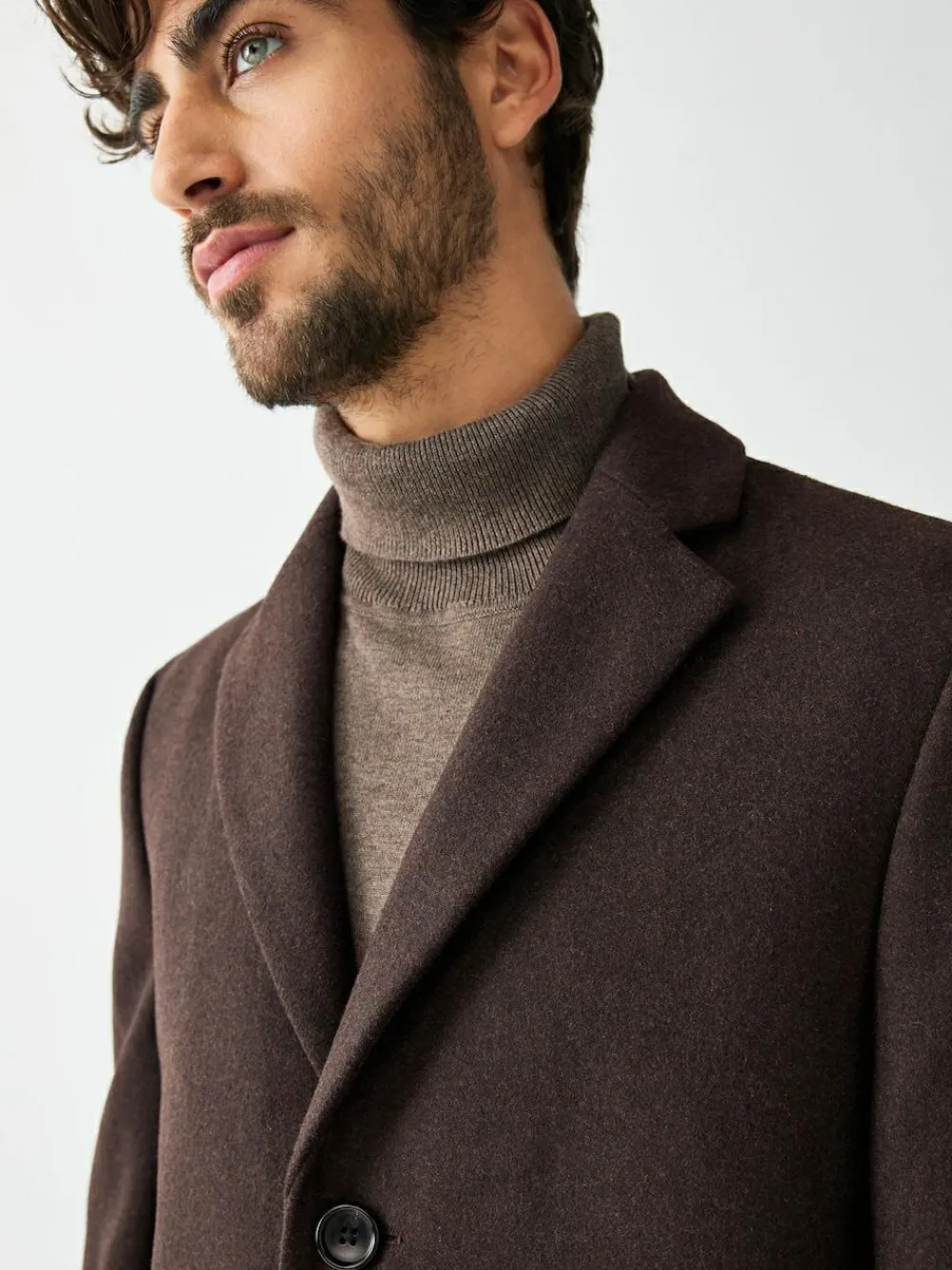 Next Regular Fit Epsom Overcoat with Wool^ Coats & Jackets|Coats & Jackets