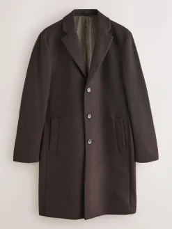 Next Regular Fit Epsom Overcoat with Wool^ Coats & Jackets|Coats & Jackets