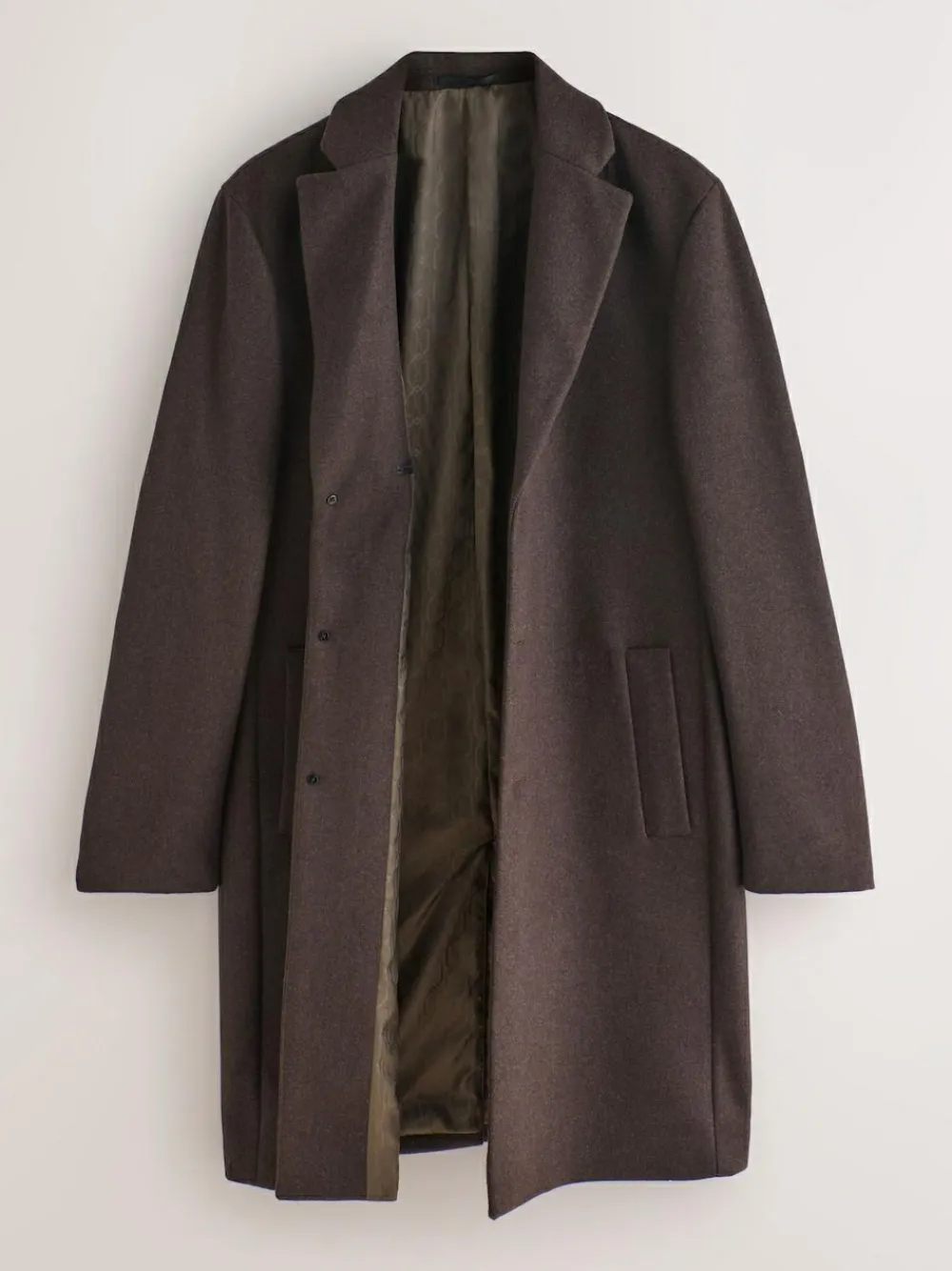 Next Regular Fit Epsom Overcoat with Wool^ Coats & Jackets|Coats & Jackets