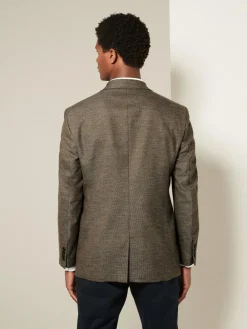 Next Regular Fit Textured Smart Blazer^ Coats & Jackets|Coats & Jackets