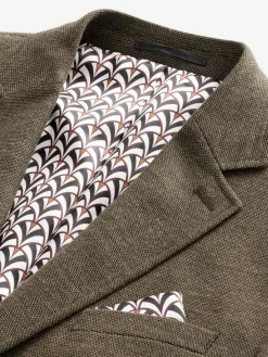 Next Regular Fit Textured Smart Blazer^ Coats & Jackets|Coats & Jackets