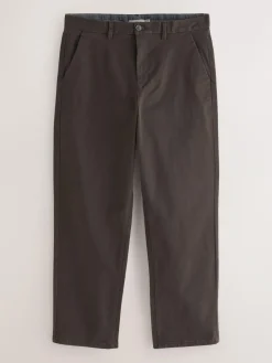 Clearance Next Brown Relaxed Fit Stretch Chinos Trousers