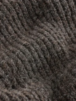 Next Rib Texture Zip Through Cardigan with Wool^ Knitwear|Knitwear