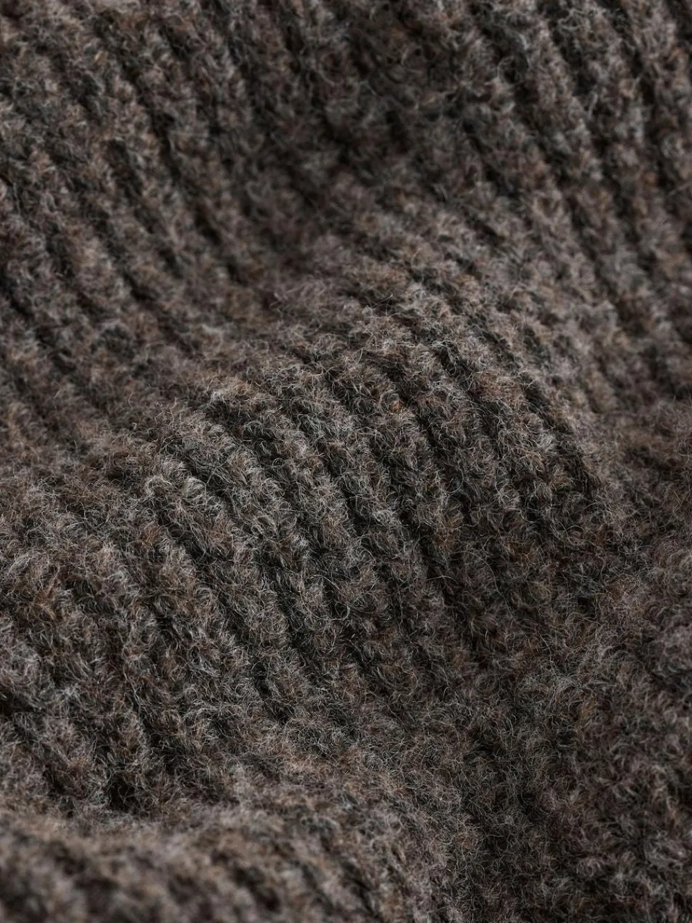 Next Rib Texture Zip Through Cardigan with Wool^ Knitwear|Knitwear