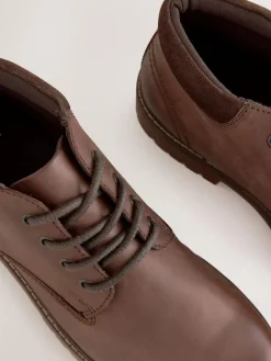 Next Rugged Leather Ankle Boots^ Boots|Boots