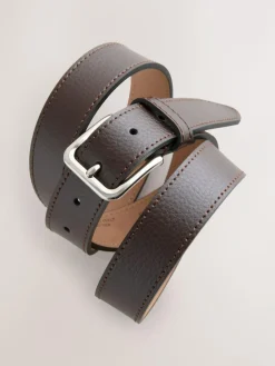 Clearance Next Brown Signature Casual Skinny Leather Belt