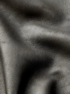 New Next Signature Four Pocket Borg Lined Leather Jacket Brown