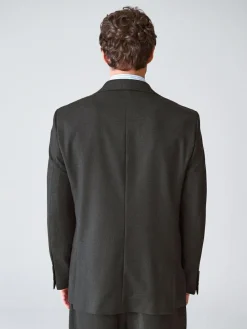 Next Brown Slim Fit Wool Blend Suit Jacket