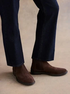 Next Brown Smart Suede Chelsea Boots^ Boots|Boots