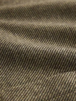 Outlet Next Brown Smart Textured Twill Chore Jacket With Wool