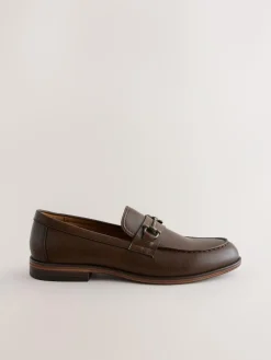 Next Snaffle Loafers Brown